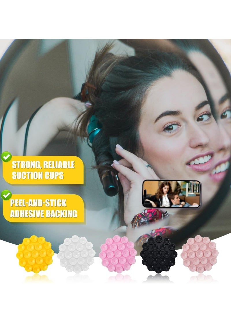 Silicone Suction Cup Phone Case Mount Double Sided, Phone Accessories Hands-Free Strong Grip Holder for Selfies and Videos, Silicon Phone Stand for iPhone and Android (Baby Blue)  - Image 2