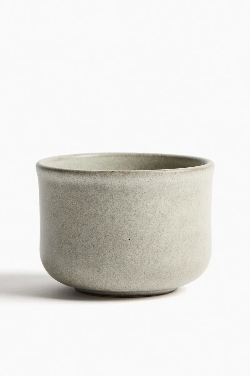 H&M Stoneware matcha mug