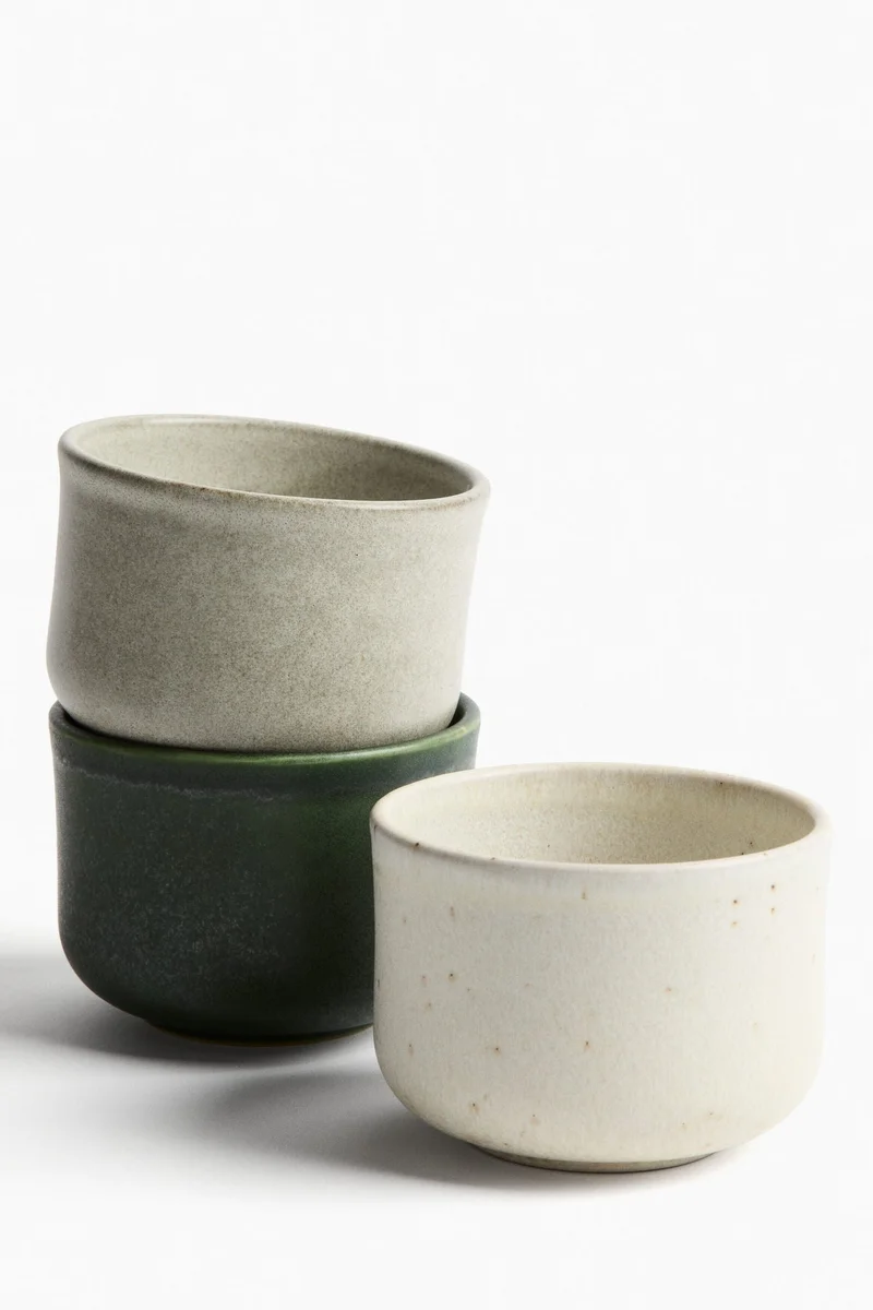 H&M Stoneware matcha mug