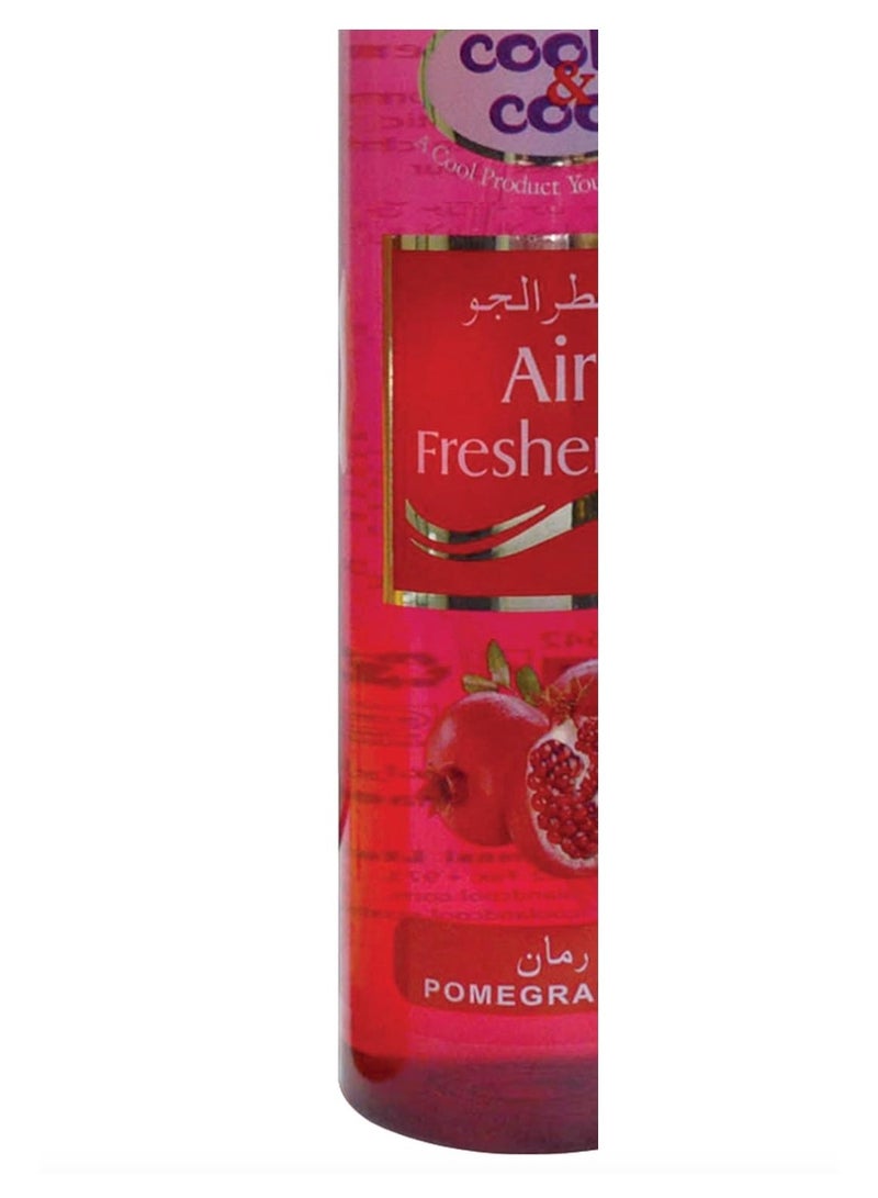 كول اند كول معطر جو بالرمان 250 مل - يدوم طويلاً، آمن، غير سام، رائحة منعشة ومهدئة، يحسن المزاج، مزيل للرائحة - Image 3