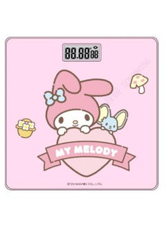 Miniso Stay on top of your health with this My Melody-themed 28cm digital body weight scale with tempered glass. 