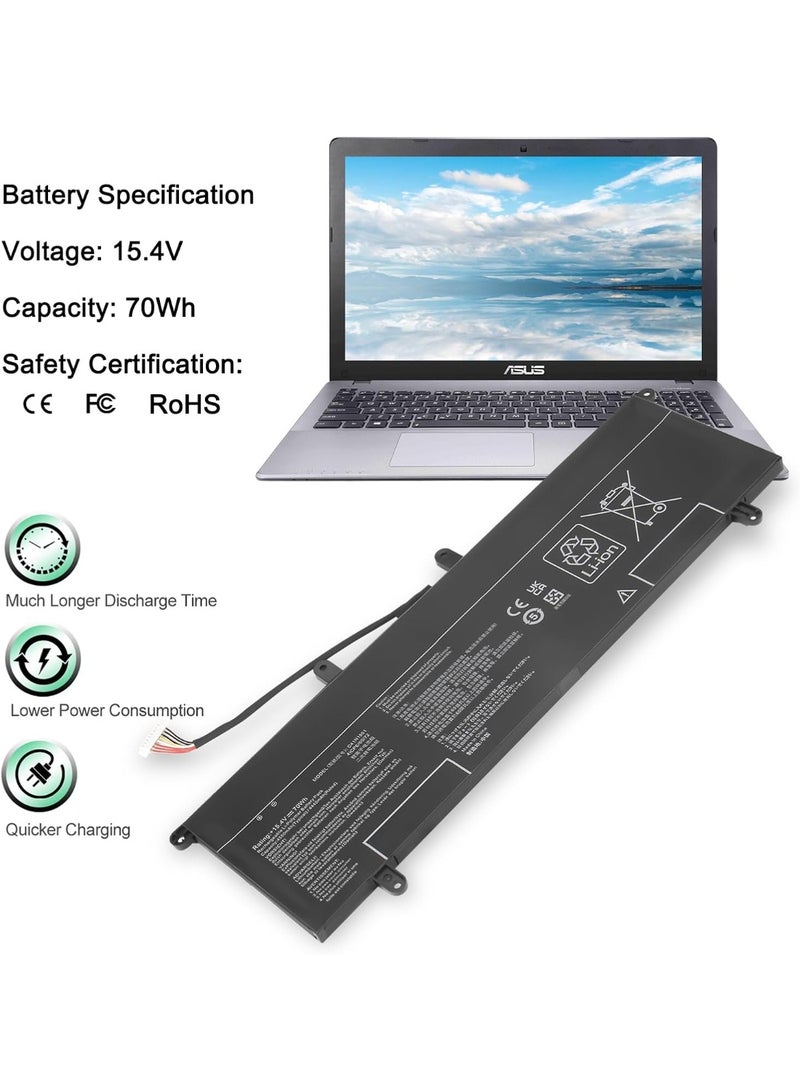 Terabyte بطارية C41N1901 لجهاز Asus ZenBook Duo 14 UX481 UX481F UX481FL UX481FA UX481FLY UX4000F UX4000FL - Image 4