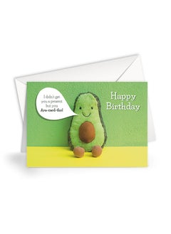 Share the Love Fun Avocado Birthday Card – Perfect for Birthdays, Cute & Whimsical Design  - Image 1