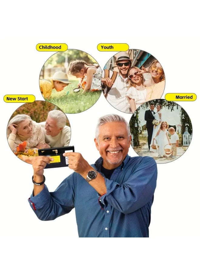 Classic Old Cassette Video Tape Converter VHS tape type converts to VHS-C tapes. This tape converter only works on old VCRs. The product is battery operated and batteries are not included. This product is specially designed to play VHC-C tapes. Place in a VHC tape cassette and play on a VCR. Note: This product is not compatible with MiniDV, Hi8, Digital 8 and 8mm tapes. - Image 5