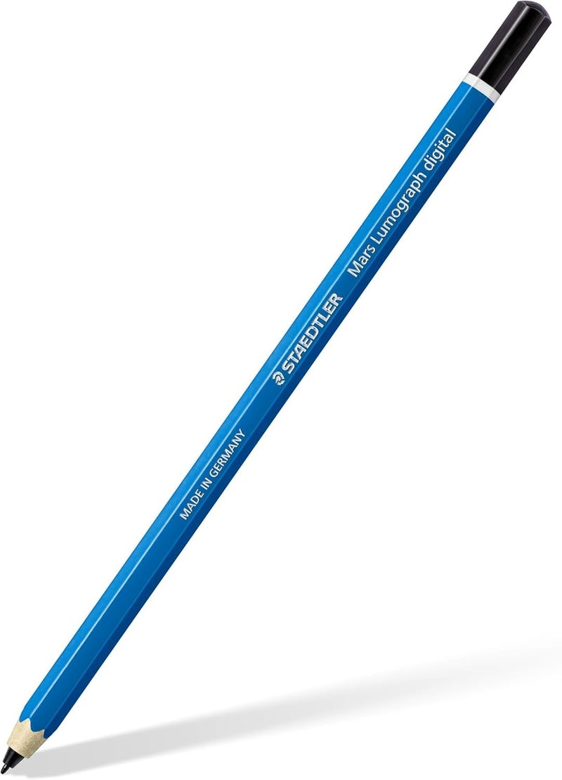 STAEDTLER Mars Lumograph Classic Digital Stylus Pen: No Charging, EMR Palm Rejection, 4.096 Pressure Levels, Hexagonal Shape, Natural Writing and Drawing on Touchscreen Tablet, Laptop, Phone - Image 1