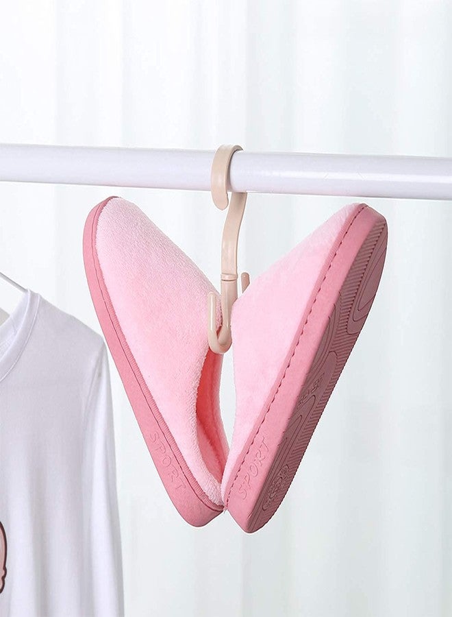 AG E-Com Belt Hangers for Closet Organizer, 360 Degree Rotating Closet Clothes Hangers with 4 Claws, Scarf Tie Rack Hooks for Belts 4 Colors for Handbags Hats Scarf Tie Accessories - Image 4