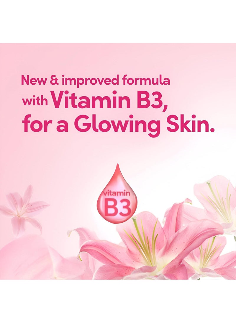 Pond’S Dreamflower, Pink Lily Fragrant Talcum Powder, 400G, For Long-Lasting Fragrance, With Vitamin B3, Glowing Skin, For Men ,  Women
