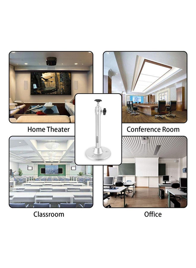 حامل تثبيت على الحائط لجهاز بروجيكتور وكاميرا المراقبة فضي - Image 3