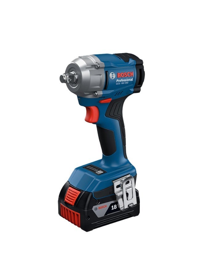 بوش BOSCH GDS 18V-350 Professional Cordless Impact Wrench with Brushless Motor, Compact 131 mm Head, Multiple Torque Settings up to 350 Nm for Efficient Bolting, 1 Year Warranty - Image 1
