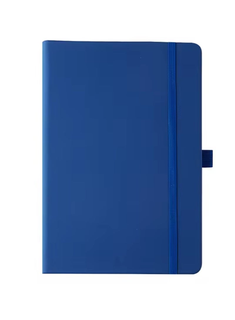 دفاتر ملاحظات بحجم A5 مع أغطية مطاطية، غلاف أزرق - Image 4