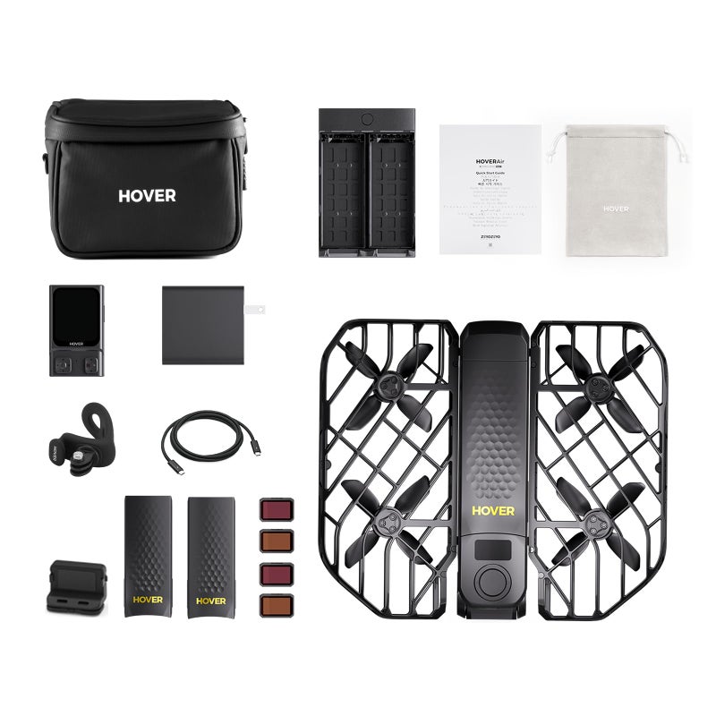 HOVERAir X1 PROMAX 8K Action Flying Camera Foldable Drone with Camera with 42 KMH Follow Speed 10 Fully Automatic Flight Modes Fly Anywhere with OmniTerrain SmoothCapture 20Cycling Combo - Image 2