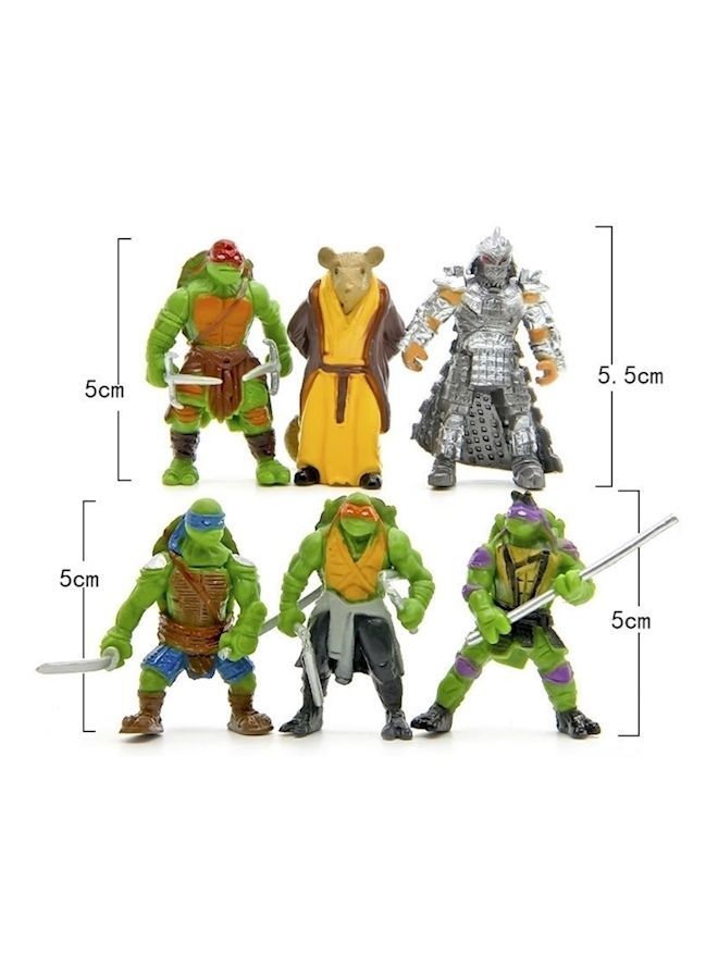 NIBEMINENT 6-Piece Teenage Mutant Ninja Turtles Set - Image 2