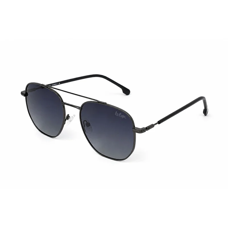 1.1 Tac Polarized Sunglasses Gunmetal Frame Gradient Blue Mirror Lens 54mm  - LCM10278C1