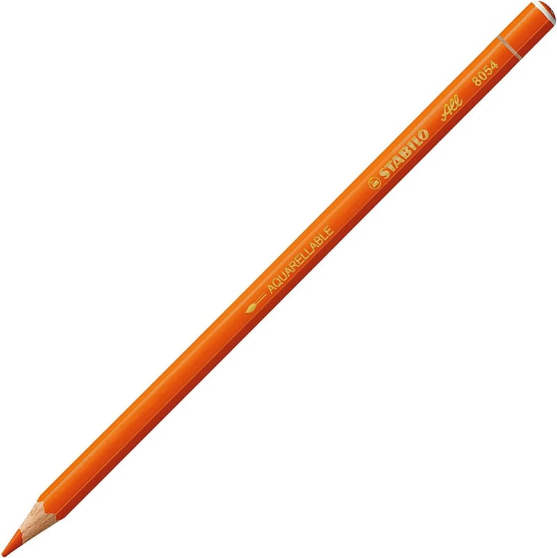 STABILO All Watercolour Effect Pencil Pack of 3 Pencils  Orange - Image 2
