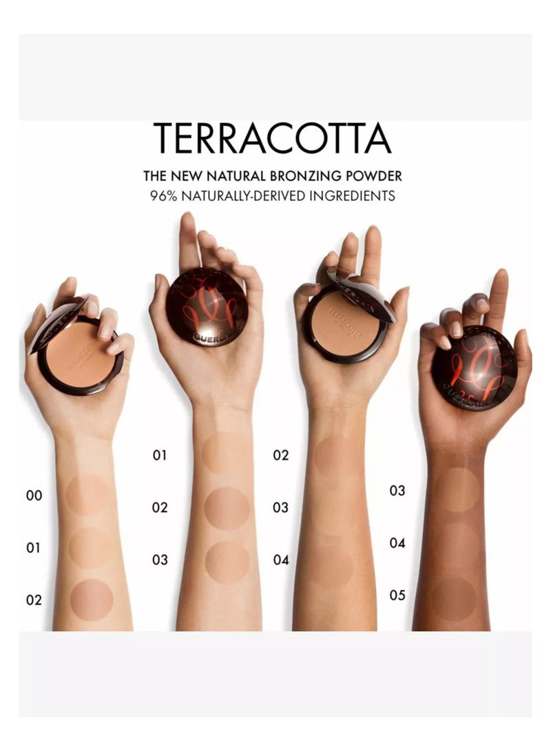 Guerlain غارلان تيراكوتا برونزر طبيعي مشمس 03 دافئ متوسط، 10 جرام - Image 2