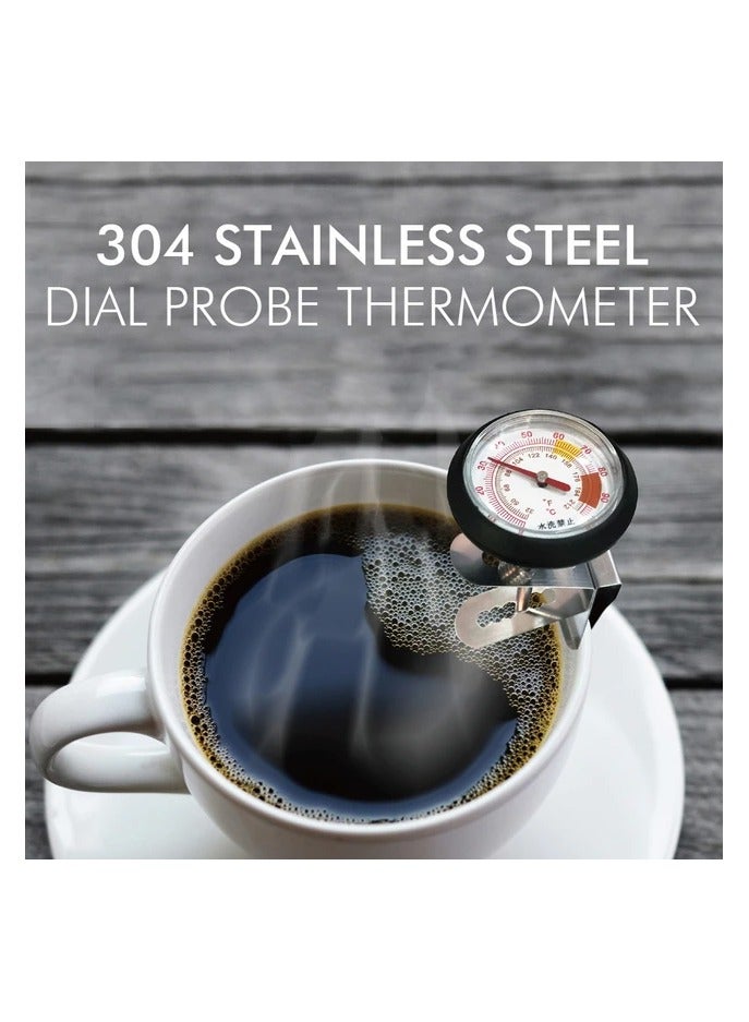 كافيه Portable Coffee and Milk Thermometer for Kitchen and Outdoor Use Accurate Digital Temperature Measurement Device - Image 2
