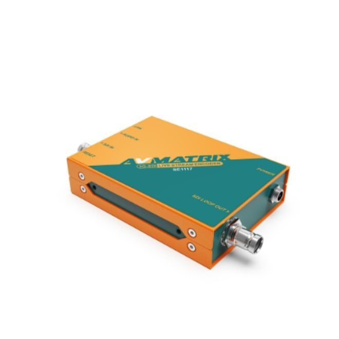AVMatrix يُعد AVMATRIX SE1117 جهاز تشفير للبث المباشر عبر واجهة SDI، ويدعم بث الفيديو والصوت أو بث الصوت فقط. - Image 2