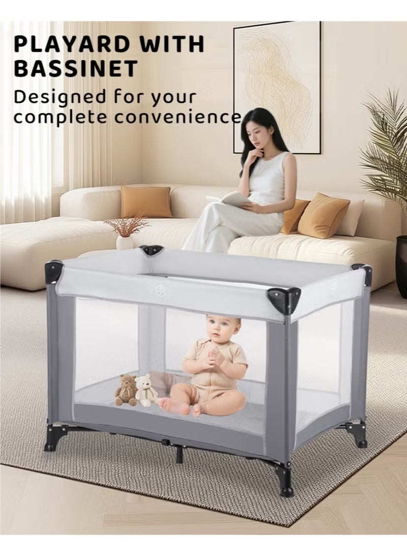 ريوليو السرير المحمول والمريح للرضّع – قابل للتنفس، مبطن وناعم، سهل الطي والتركيب - Image 4