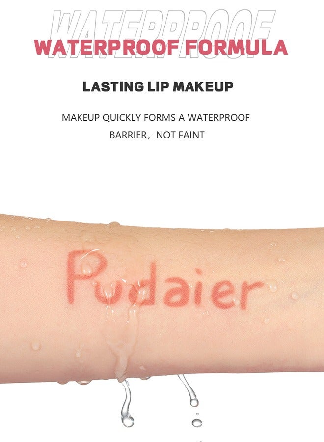 pudaier Lipstick & Lippie Pencil, Lip Pencil Waterproof, Sweat-Proof and Colorfast Automatic Lip Liner Matte Decorative Lip Liner,Natural Formula, High Pigment and Easier To Create Perfect Lip Makeup(#09) - Image 5
