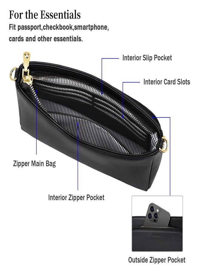 nuoku Small Cell Phone Purse Wallet Crossbody with Phone Pocket, Crossbody Bags for Women Cellphone Purse with Card Slots - Image 5