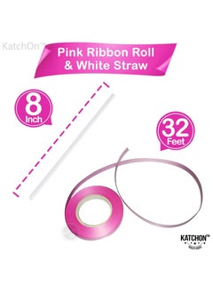 KATCHON Pink Happy Birthday Balloons Banner for Birthday Party Decoration  - Image 3