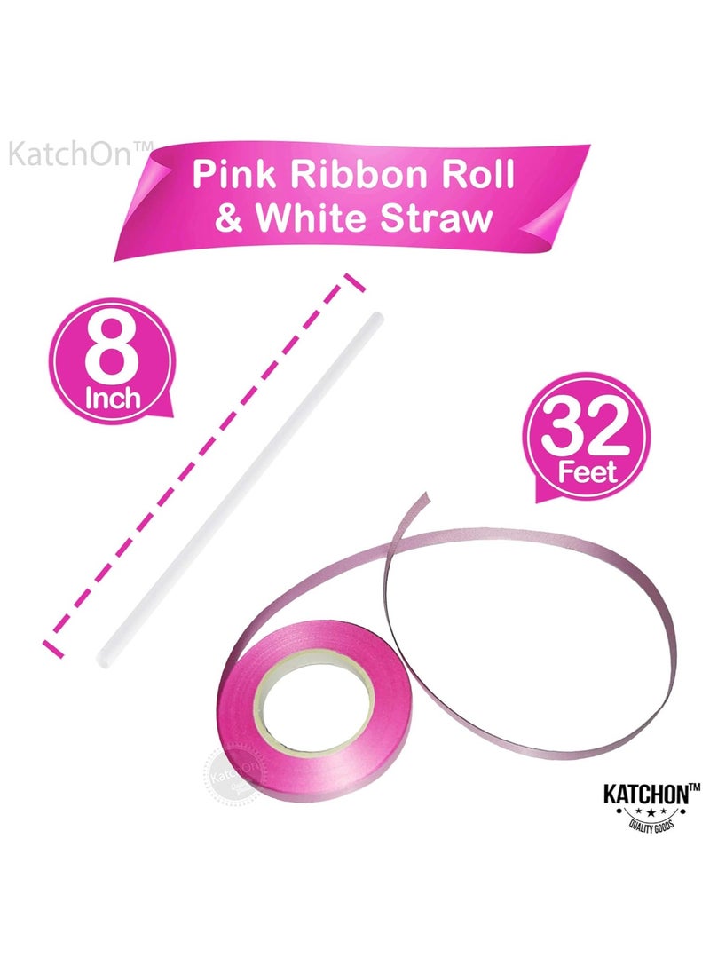 KATCHON Pink Happy Birthday Balloons Banner for Birthday Party Decoration  - Image 3