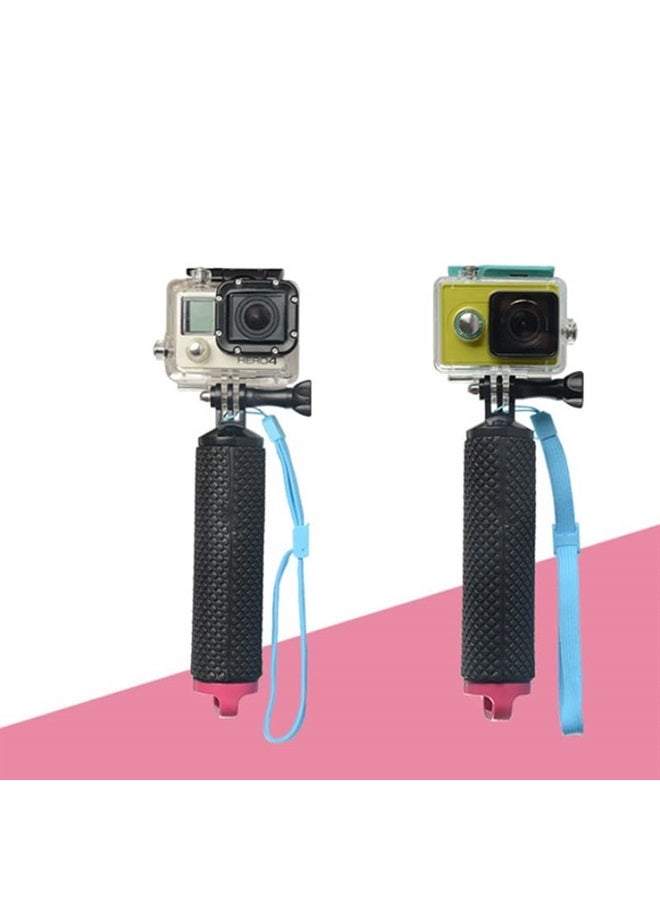 Walway Floating Hand Grip Waterproof Handheld Selfie Stick Monopod Grip Handle Mount Compatible with GoPro Hero 10, 9, 8, 7, Hero Session, Fusion, Max, AKASO, SJCAM, DJI Osmo Action Cameras (Pink) - Image 5