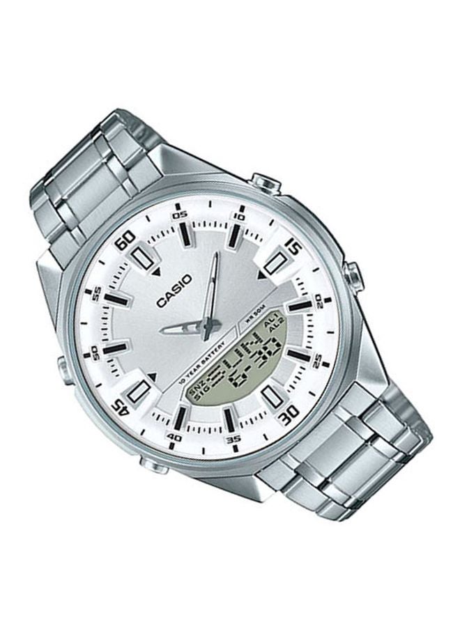 كاسيو ساعة يد رقمية وبعقارب ومقاومة للماء طراز AMW-830D-7AVDF رجال - Image 4