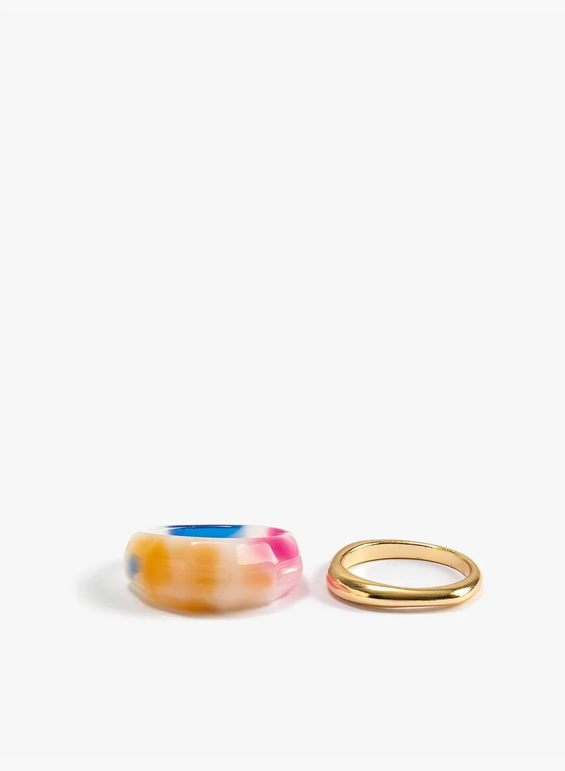 KOTON Ring Set 2 Pack Multicolor