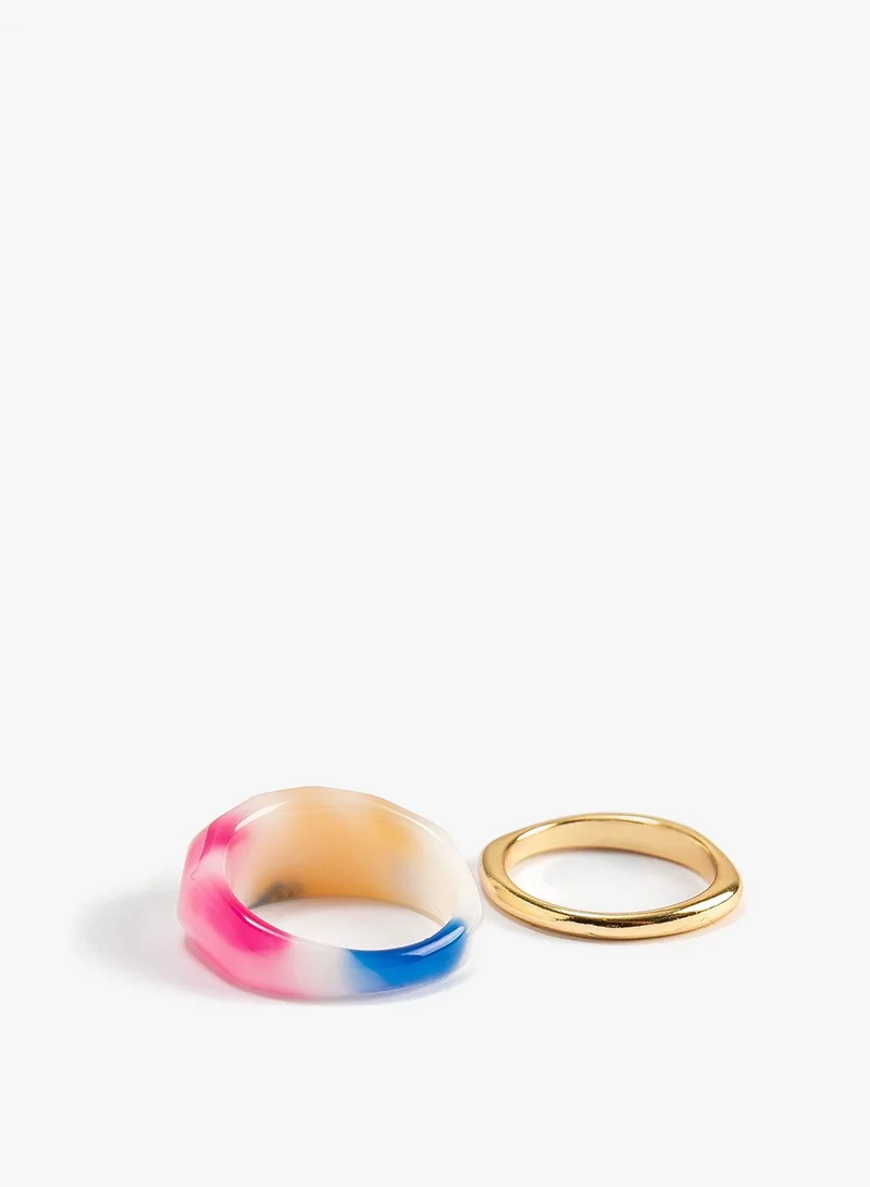 KOTON Ring Set 2 Pack Multicolor