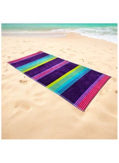 Kassino Premium Striped Oversized Beach Towels (90 x 180cm) - 100% Cotton, Soft & Quick-Dry, Double Stitched for Durability, Perfect towels for Beach and Pool - pzsku/ZA65CC20738FD52C5DEB6Z/45/_/1737528110/4a79cd12-ac07-47e6-babb-88b6d1951d1b