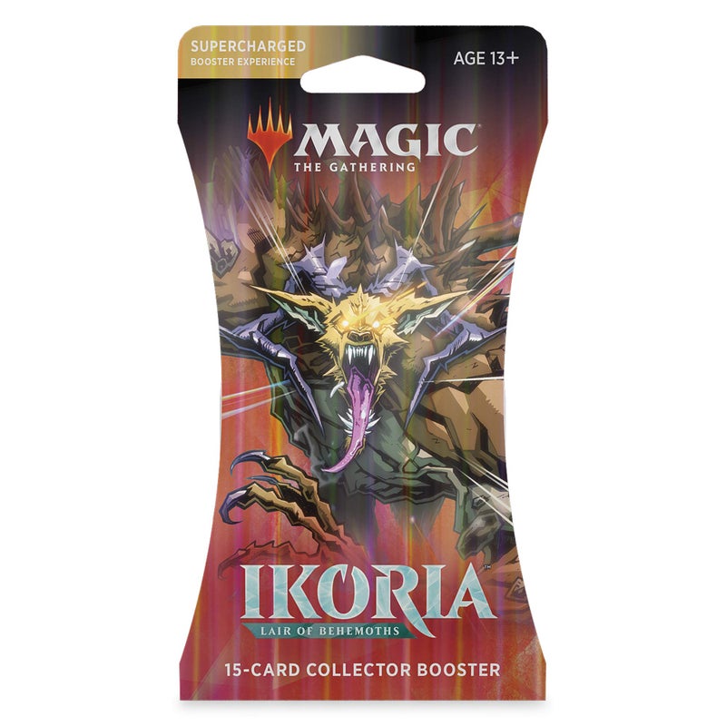 Magic the Gathering Magic: The Gathering Ikoria: Lair of Behemoths Collector Booster | 15 Card Booster Pack | Stylized Collectible Cards (C77470000) - Image 1