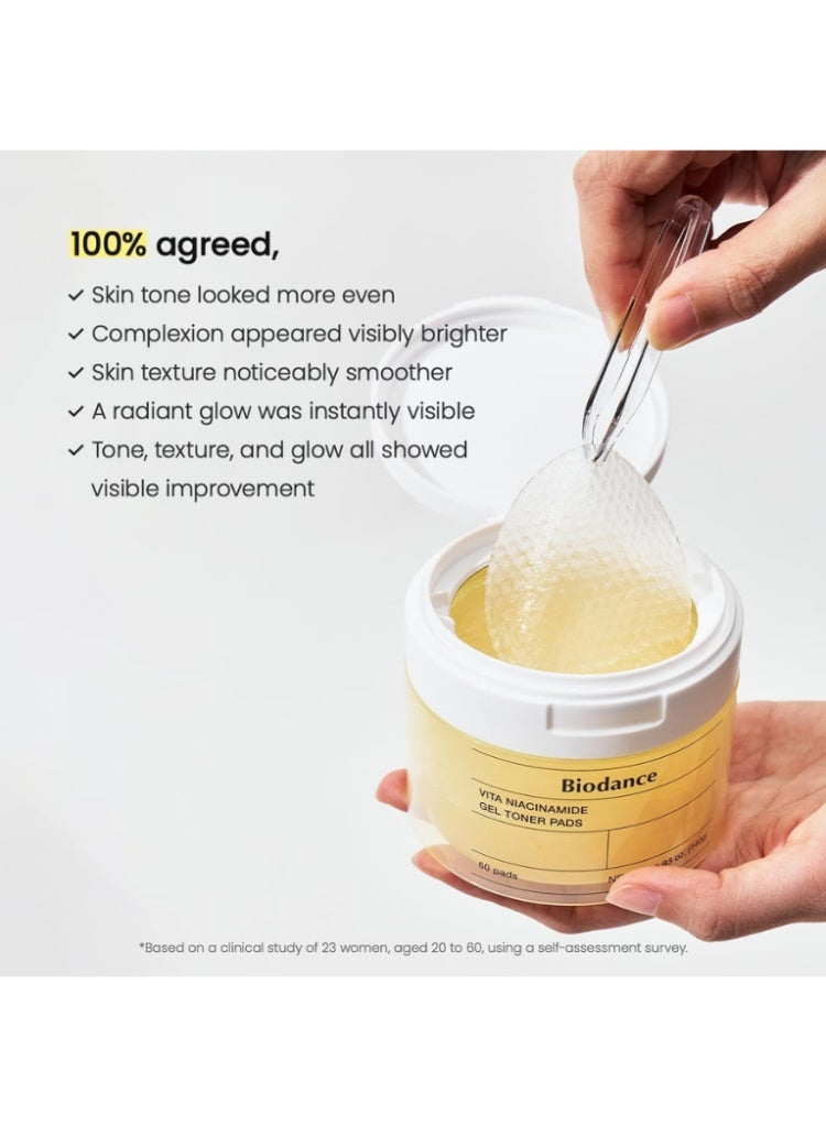 بيودانس بودانس ڤيتا نياسيناميد جل تونر بادز – تفتيح، عناية بالمسام وترطيب يومي بخطوة واحدة - Image 5