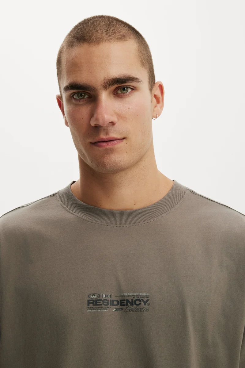 Cotton On  Box Fit Text T-Shirt  | Best Price UAE