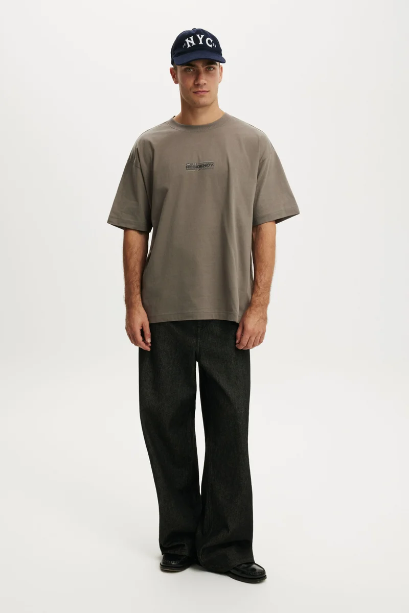 Cotton On  Box Fit Text T-Shirt  | Best Price UAE