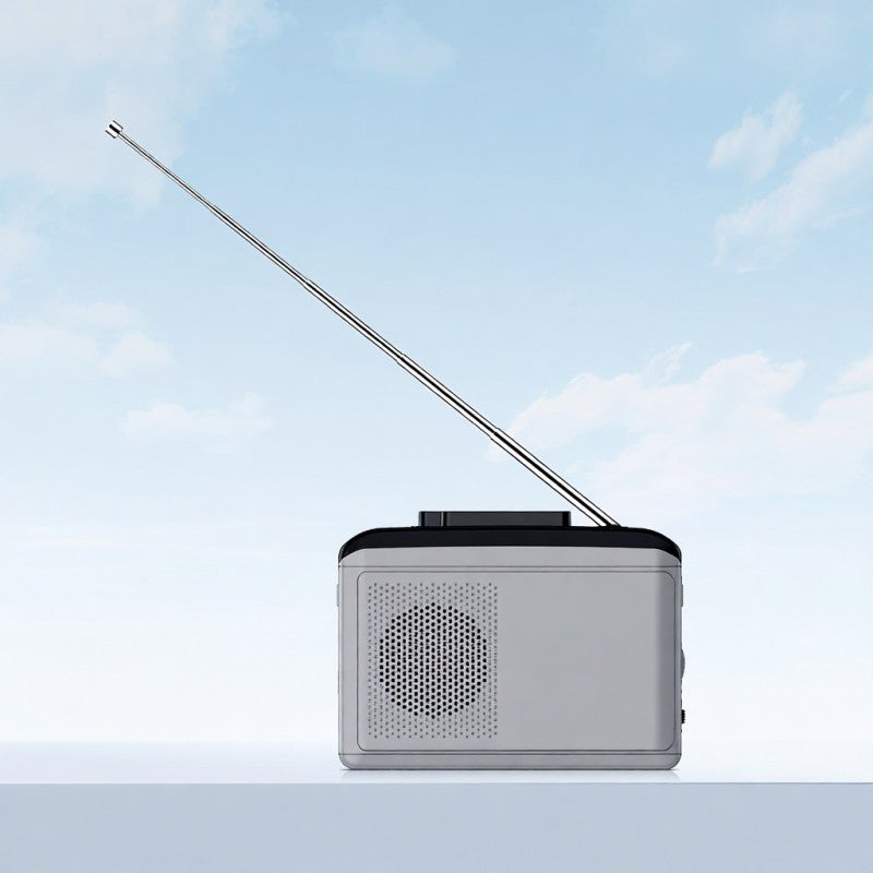 Ezcap Cassette Tape Player Portable AM FM Radio Built-In Speaker - Recordable Walkman with 3.5mm Headphone Jack for Home Outdoor Activities - Image 3