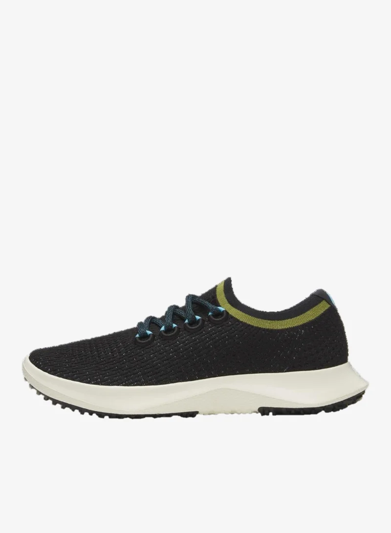 Allbirds حذاء رجالي تري داشر  أسود طبيعيأزرق تشاسم بنعل كريمي حجري