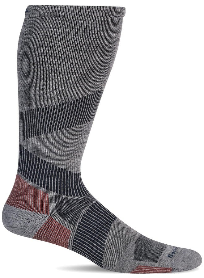 Sockwell Men's Stabilizer II OTC Firm Graduated Compression Sock, Lt. Grey - L/XL - Image 1