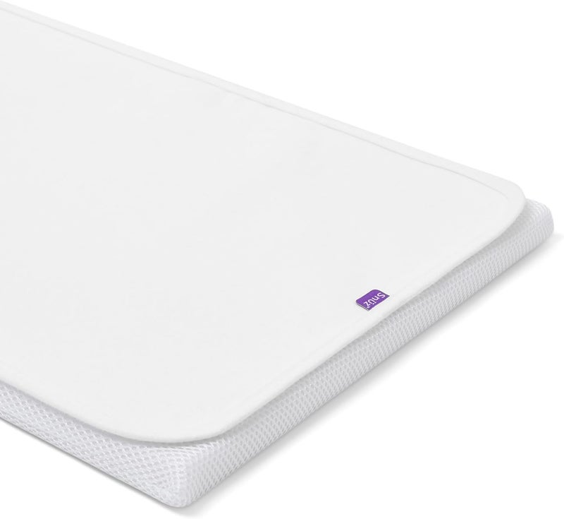 Snuz SnüzPod2 Waterproof Mattress Protector 36 x 80cm – 100% Waterproof with Moisture-Wicking Cotton Surface - Image 3