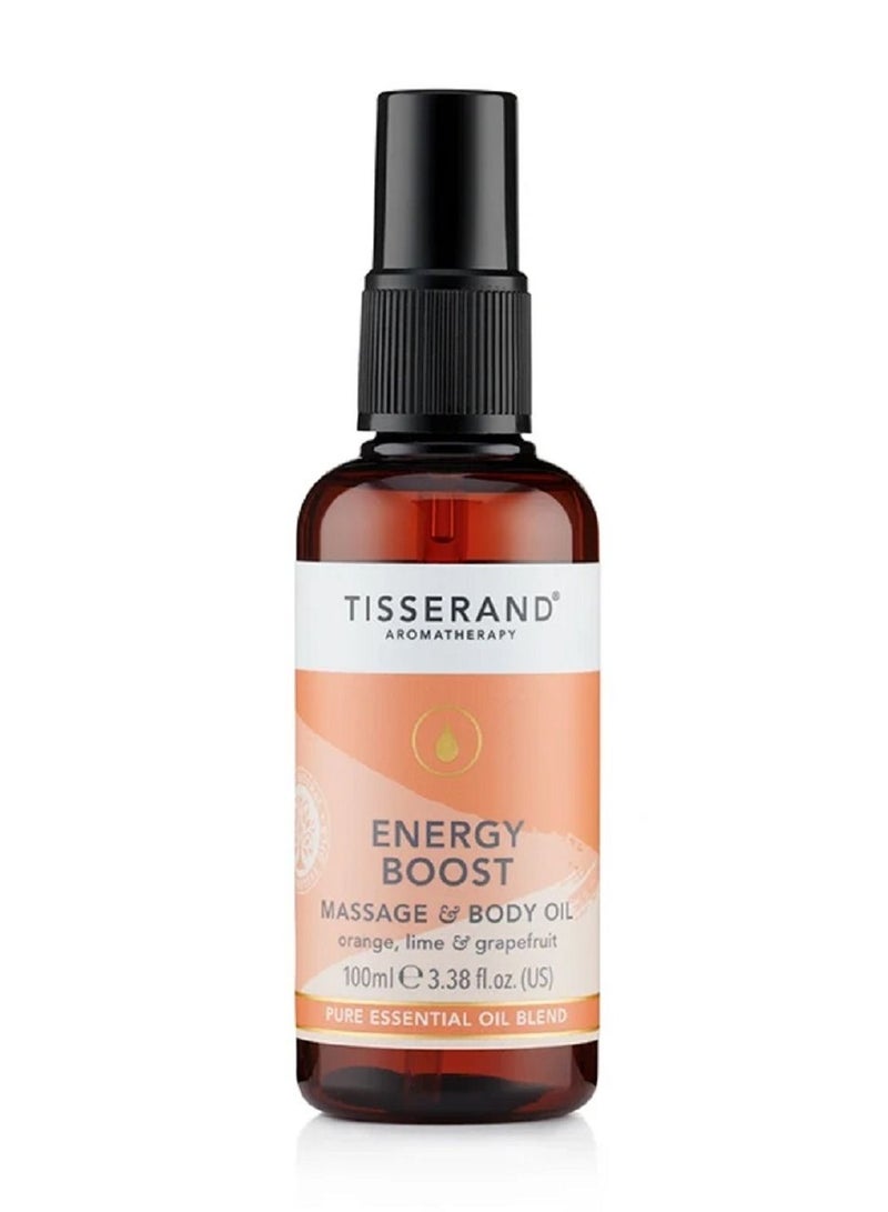 TISSERAND AROMATHERAPY - UK Energy Boost Massage & Body Oil 100ml - Image 3