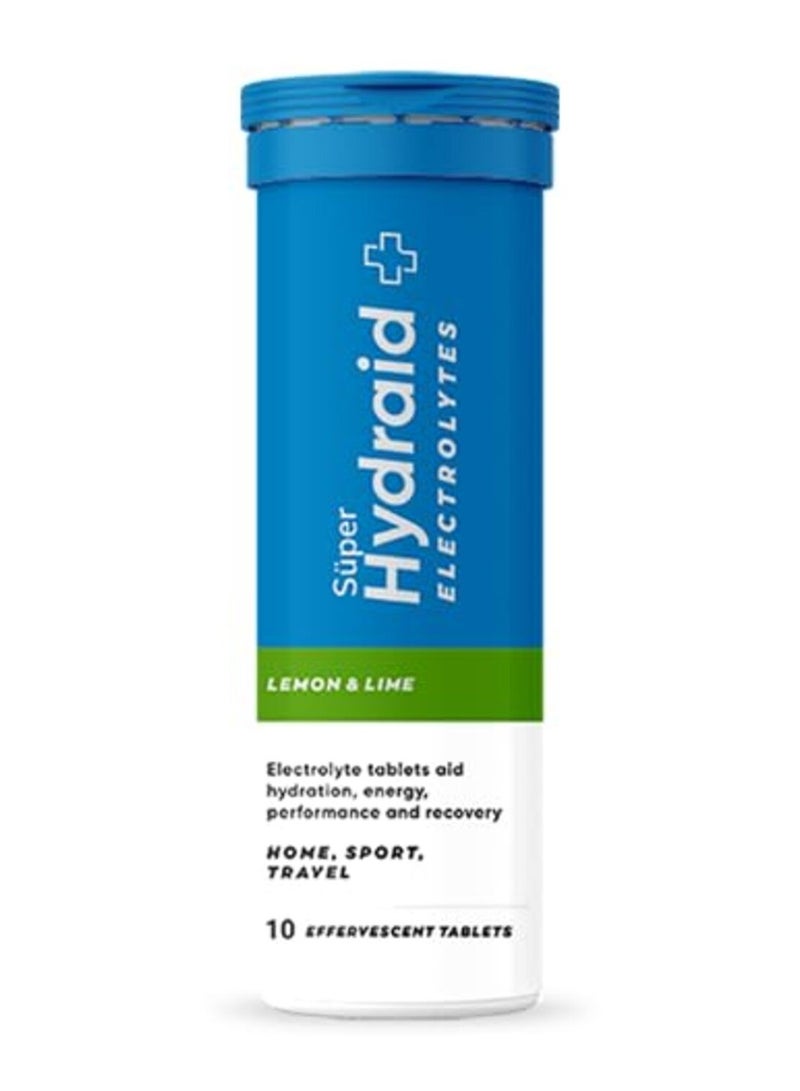 Lemon & Lime Effervescent Tablets 10s