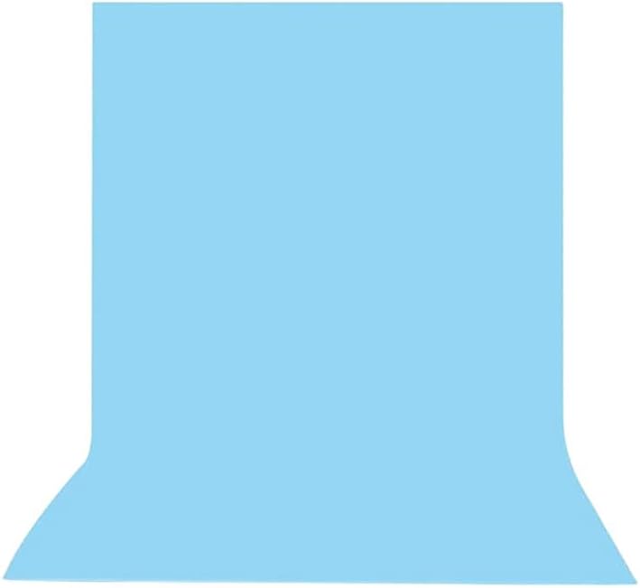 ® Professional Background for Photography Photoshoot Backdrop PVC Sheets - 60 x 120 cm (Blue)