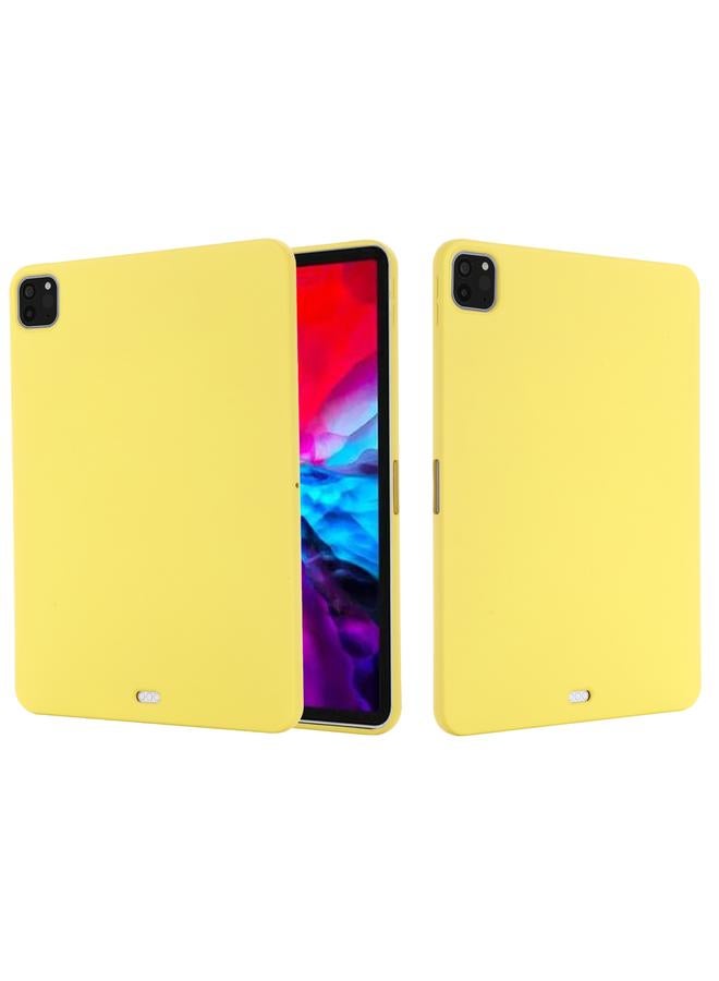 زبون جراب لجهاز iPad Pro 11 2018 / 2020 مصنوع من السيليكون السائل بلون سادة ومضاد للسقوط وغطاء كامل واقٍ للكمبيوتر اللوحي - Image 1