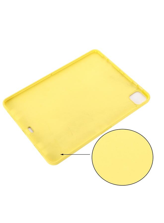 زبون جراب لجهاز iPad Pro 11 2018 / 2020 مصنوع من السيليكون السائل بلون سادة ومضاد للسقوط وغطاء كامل واقٍ للكمبيوتر اللوحي - Image 5