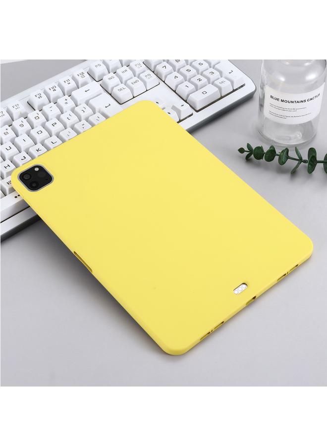 زبون جراب لجهاز iPad Pro 11 2018 / 2020 مصنوع من السيليكون السائل بلون سادة ومضاد للسقوط وغطاء كامل واقٍ للكمبيوتر اللوحي - Image 2