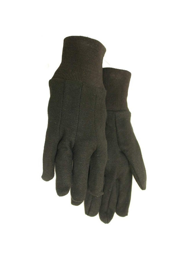 Midwest Midwest Gloves & Gear Adult Jersey Gloves, Brown, Large Pack of 12 US  - Image 3
