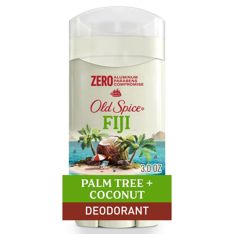 Old Spice Aluminum Free Deodorant for Men, 24/7 Lasting Freshness & Long Lasting Scent, 24/7 Sweat & Odor Protection, Fiji with Palm Tree + Coconut Scent, 3.0 oz - Image 1
