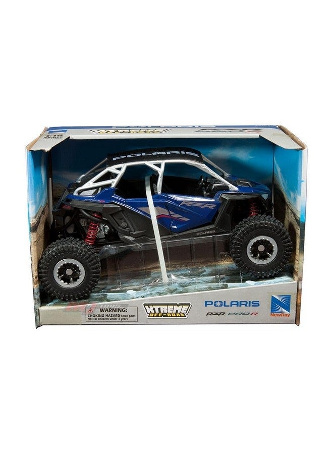 NewRay 1:18 Scale Polaris RZR Pro R 4 Rock Crawler Blue (Azure Crystal) 58466A - Image 2
