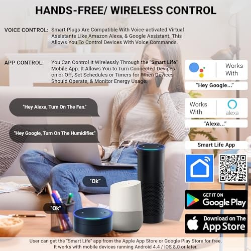 Tukzer 16A WiFi Smart Plug, Compatible with Alexa & Google Home Assistant, Suitable for Large Appliances like Geysers, Microwave Ovens, and Air Conditioners, Energy Monitoring, Wireless Control - Image 5