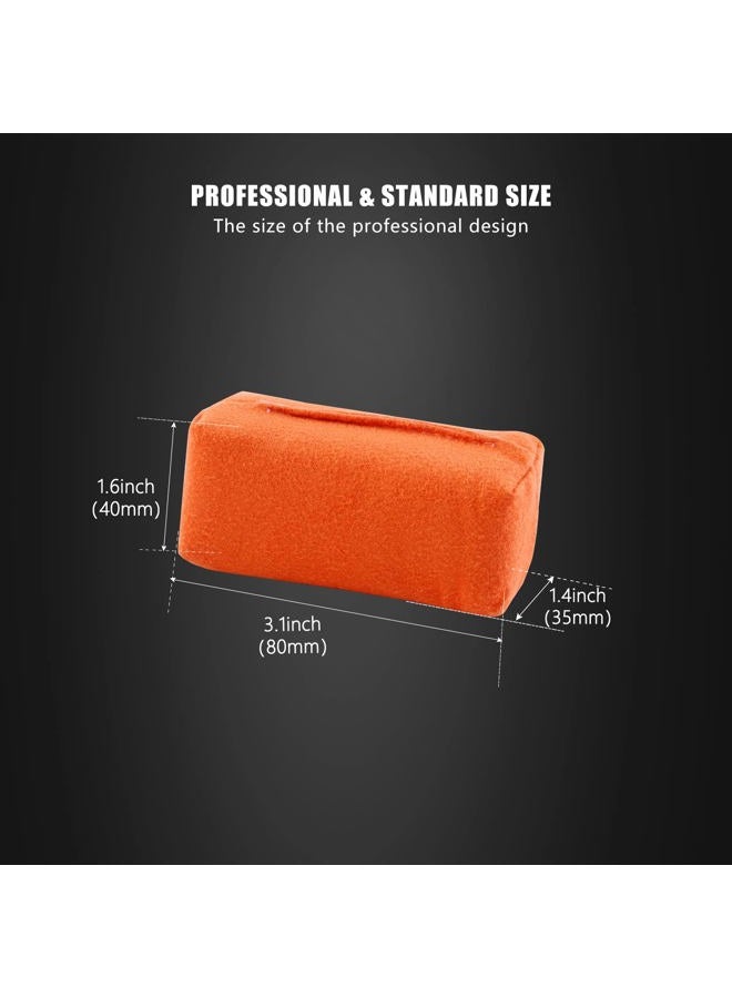 SPTA Microfiber Applicator Pad, Car Detailing Suede Sponge Applicator, 10pcs Coating Sponge Pads for Cars, Ceramic Spray Coating, Applying Wax, Sealants & Other Conditioners - Image 2